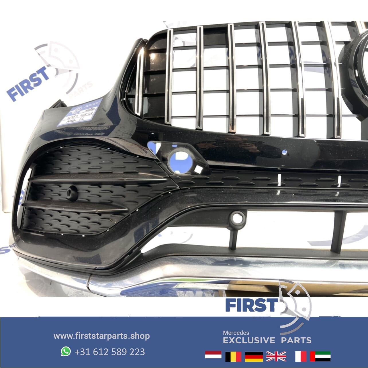 W253 FACELIFT GLC 43 AMG VOORBUMPER COMPLEET Mercedes 2016-2, Gebruikt, -, Voor, Ophalen of Verzenden