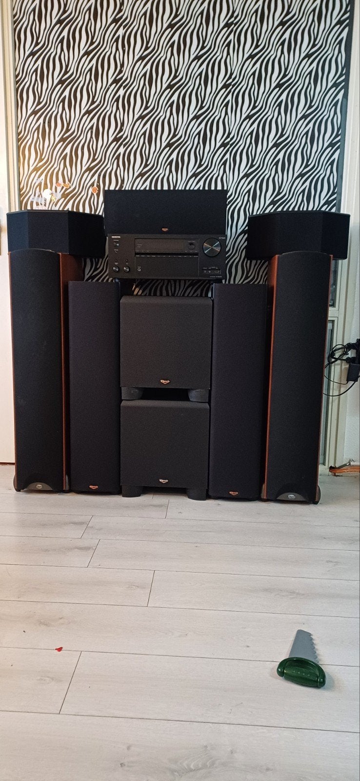 Klipsch speakers en subwoofers (zonder versterker), Ophalen of Verzenden, Gebruikt, Complete surroundset, Overige merken