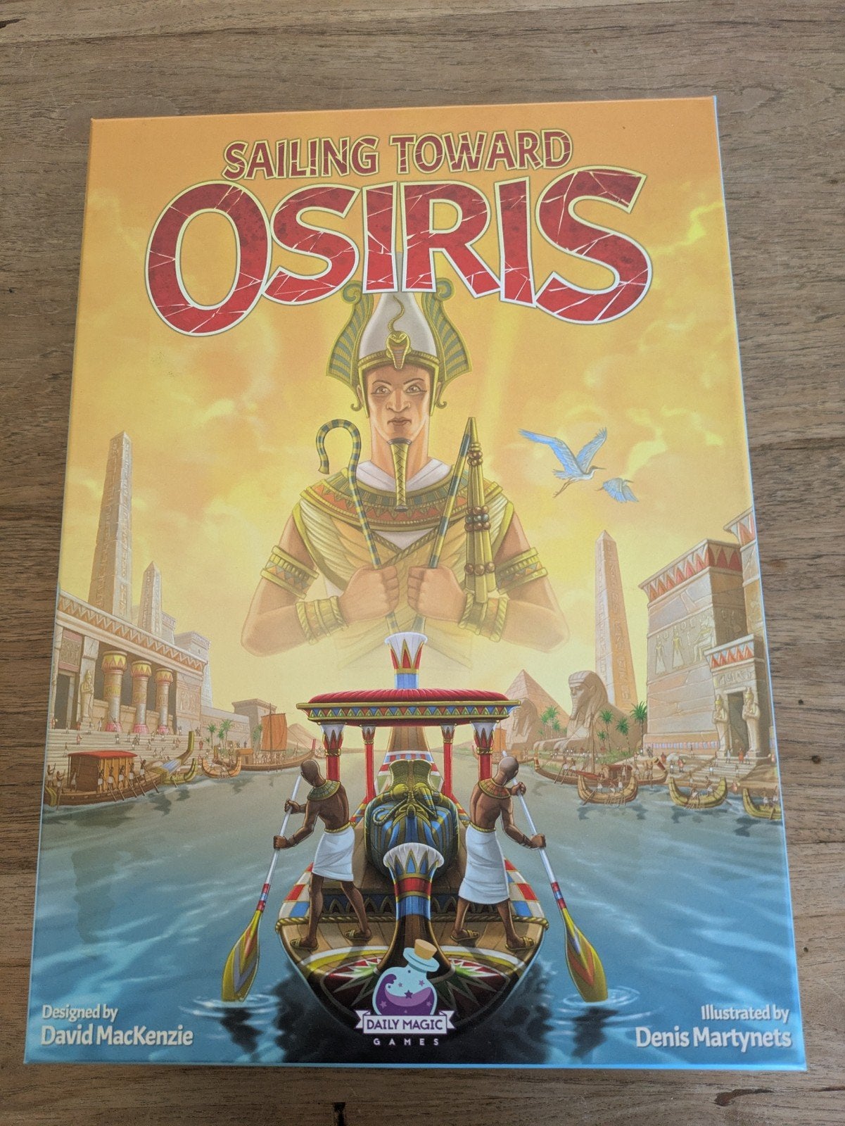 Sailing Toward Osiris Bordspel - Kickstarter, Een of twee spelers, Ophalen of Verzenden, Zo goed als nieuw, Daily Magic Games