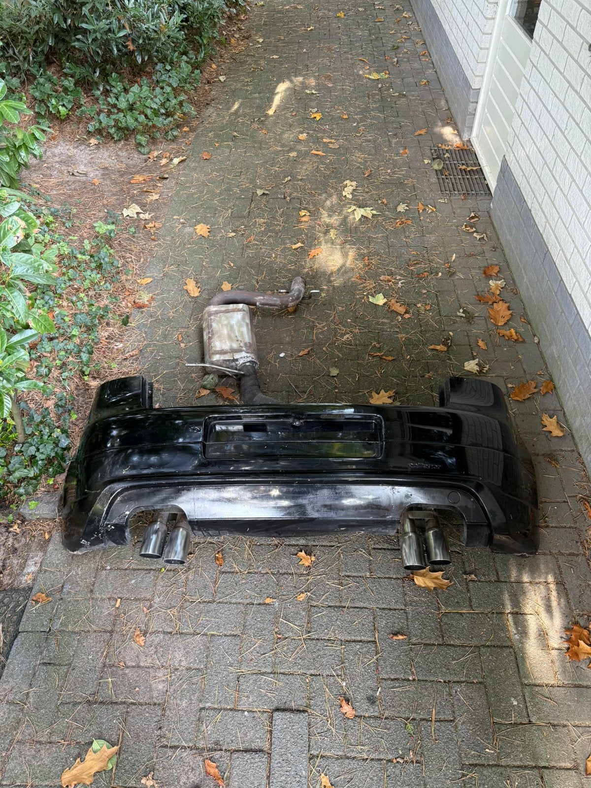 Golf 5 Oettinger achterbumper + uitlaat/demper, Ophalen of Verzenden, Voor, Bumper
