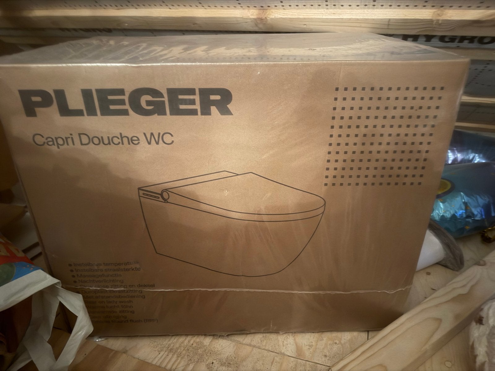 PLIEGER Capri Douche WC - Nieuw in doos, Ophalen, Nieuw, Toilet