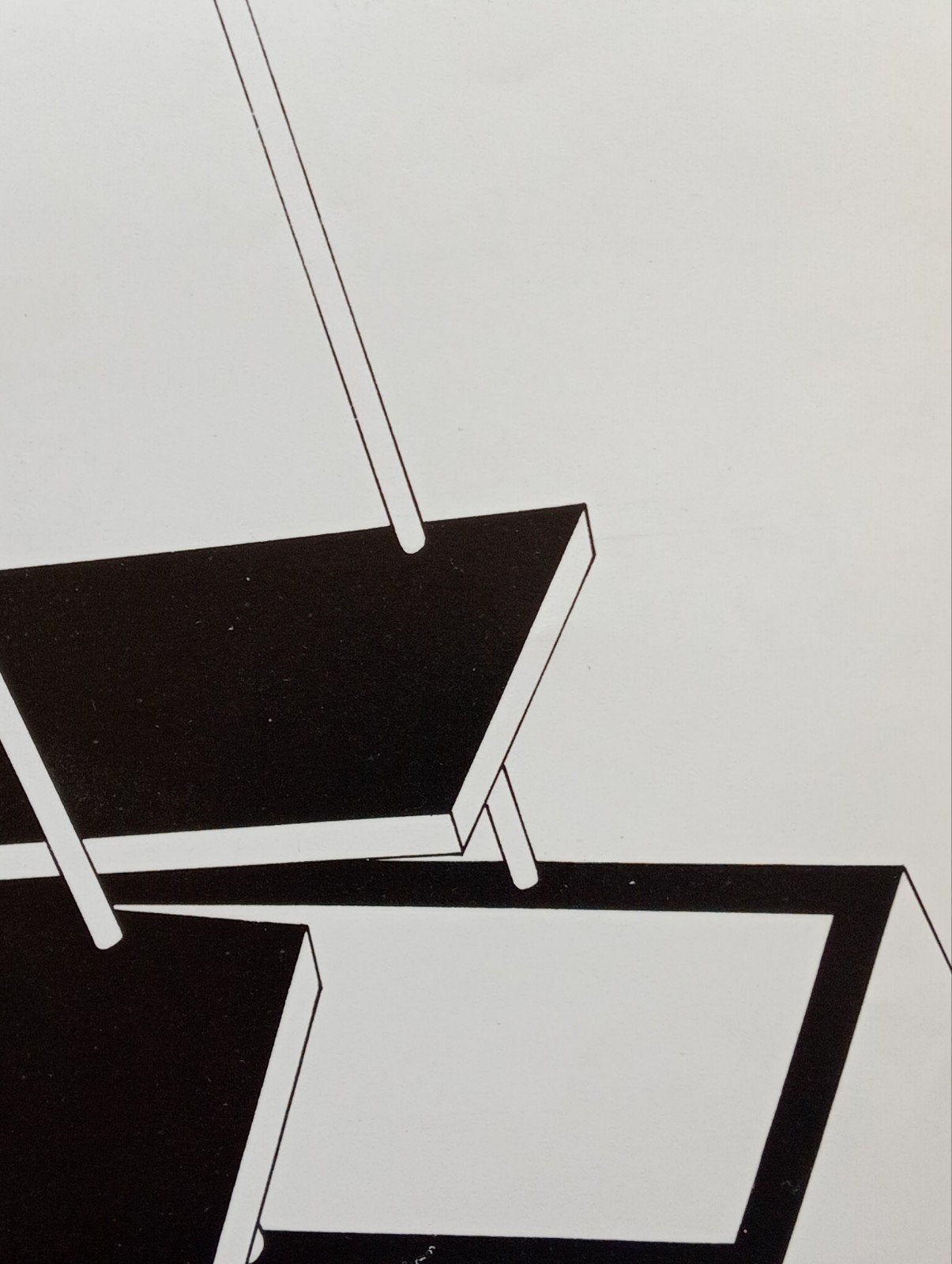 Mathijs Warner - affiche expositie galerie De Tamboer 1982, Verzamelen, Posters, Ophalen of Verzenden, Gebruikt, A1 t/m A3