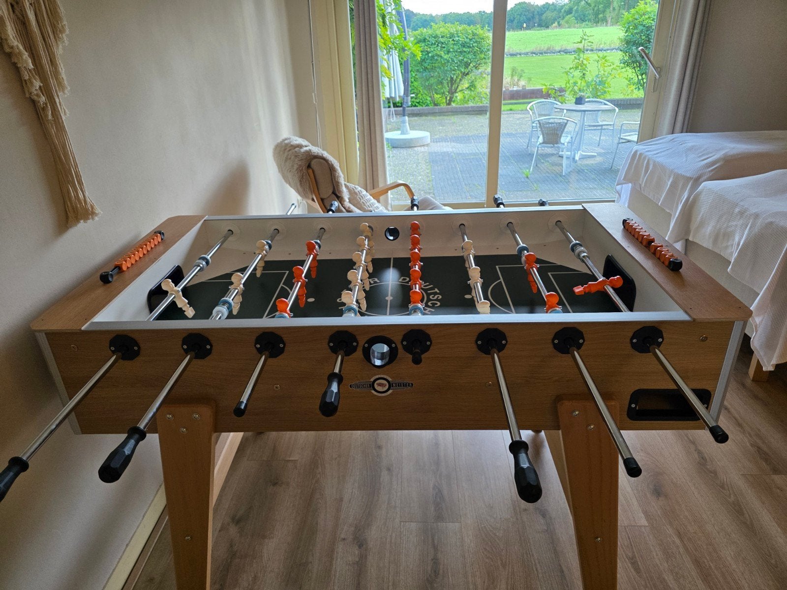 Deutsche Maister voetbaltafel - Zo goed als nieuw!, Ophalen of Verzenden