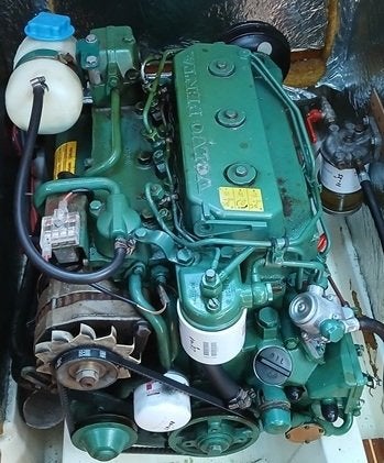 Volvo Penta 2003 met 120S saildrive, Watersport en Boten, Buiten- en Binnenboordmotoren, Ophalen, 10 tot 30 pk, Gebruikt, Binnenboordmotor
