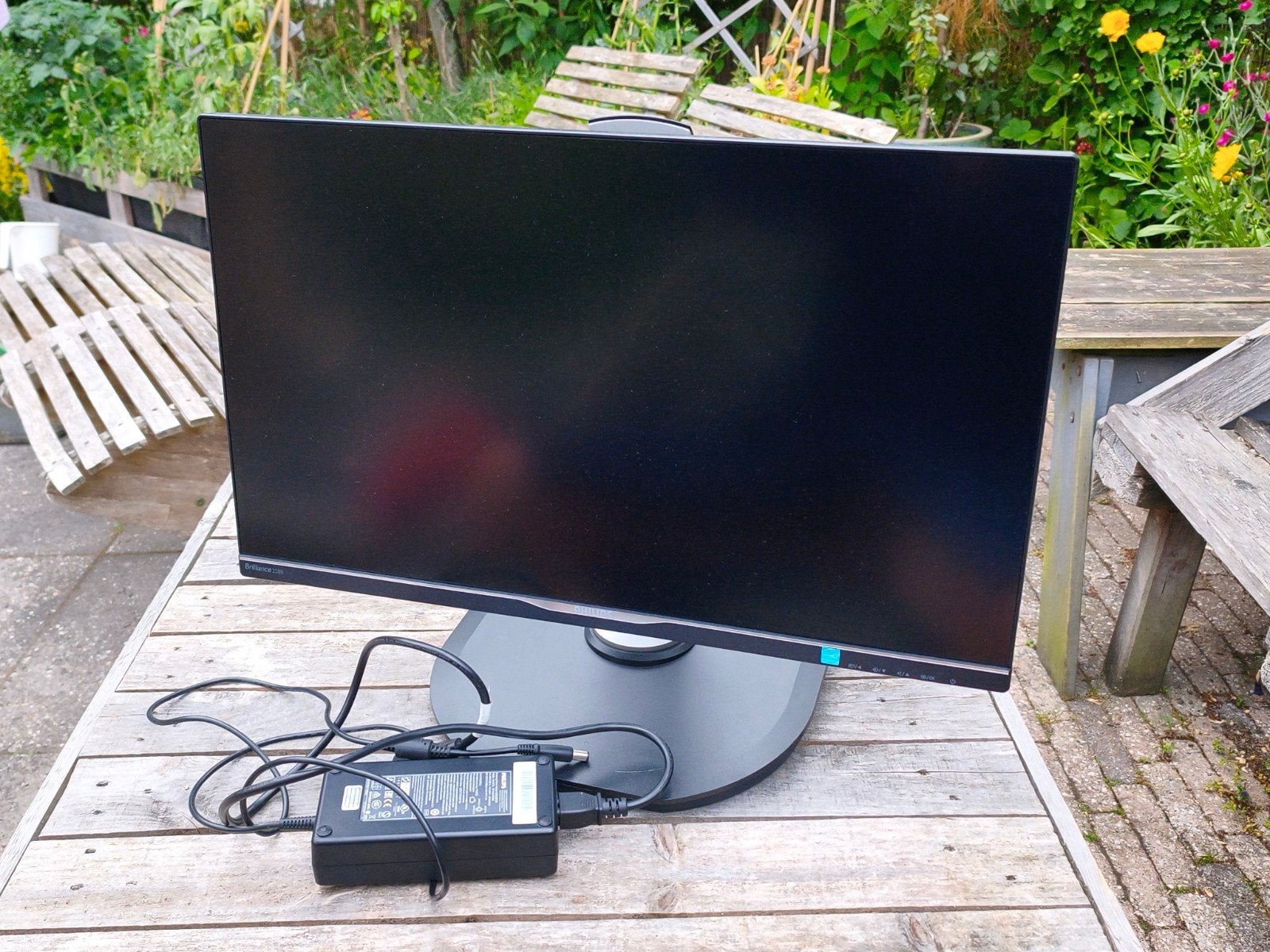 Philips Brilliance 258B incl docking voet, Ophalen, Philips, IPS, DisplayPort