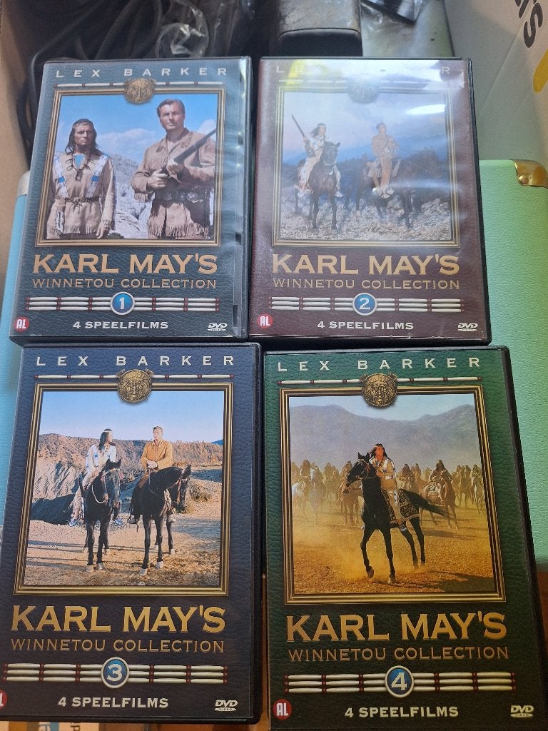 Karl May's Winnetou collection 1-4 DVD's, Cd's en Dvd's, Alle leeftijden, Ophalen of Verzenden, Zo goed als nieuw, Actie en Avontuur