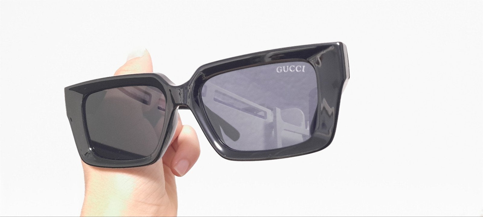 Nieuwe Gucci Zonnebril - Stijlvol en Ongebruikt, Overige merken, Zonnebril, Zwart, Nieuw