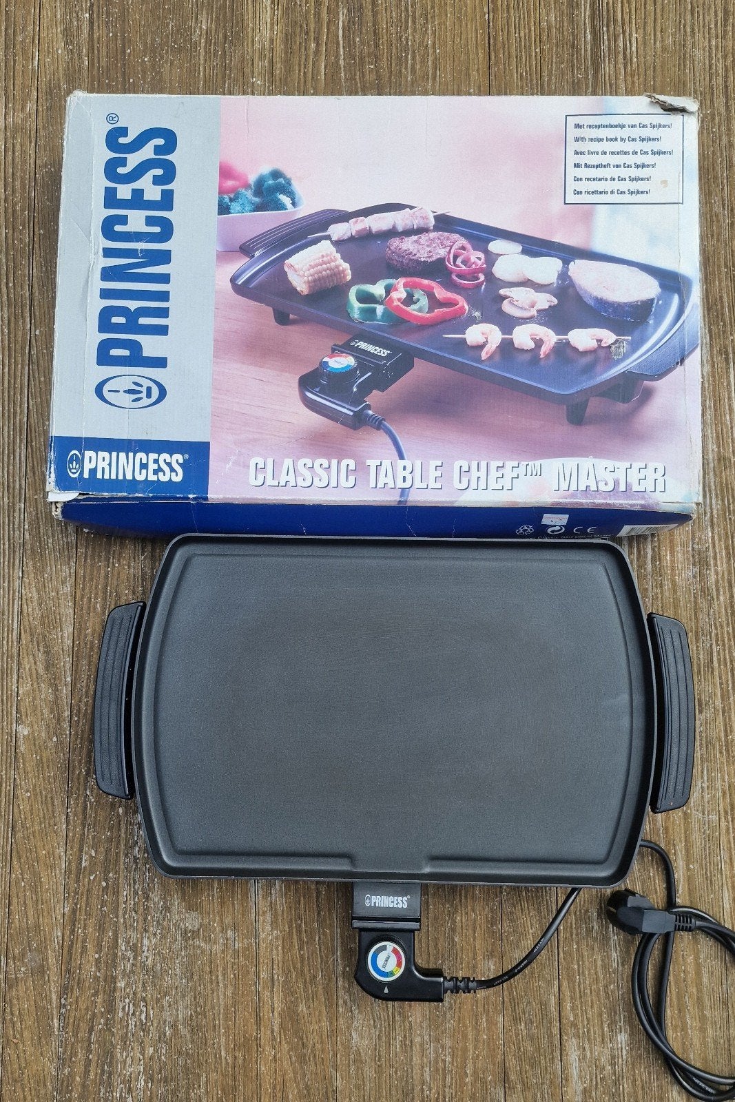 Princess Grillplaat 1800W 230V - Zo goed als nieuw, Ophalen of Verzenden, Zo goed als nieuw, Tafelgrill