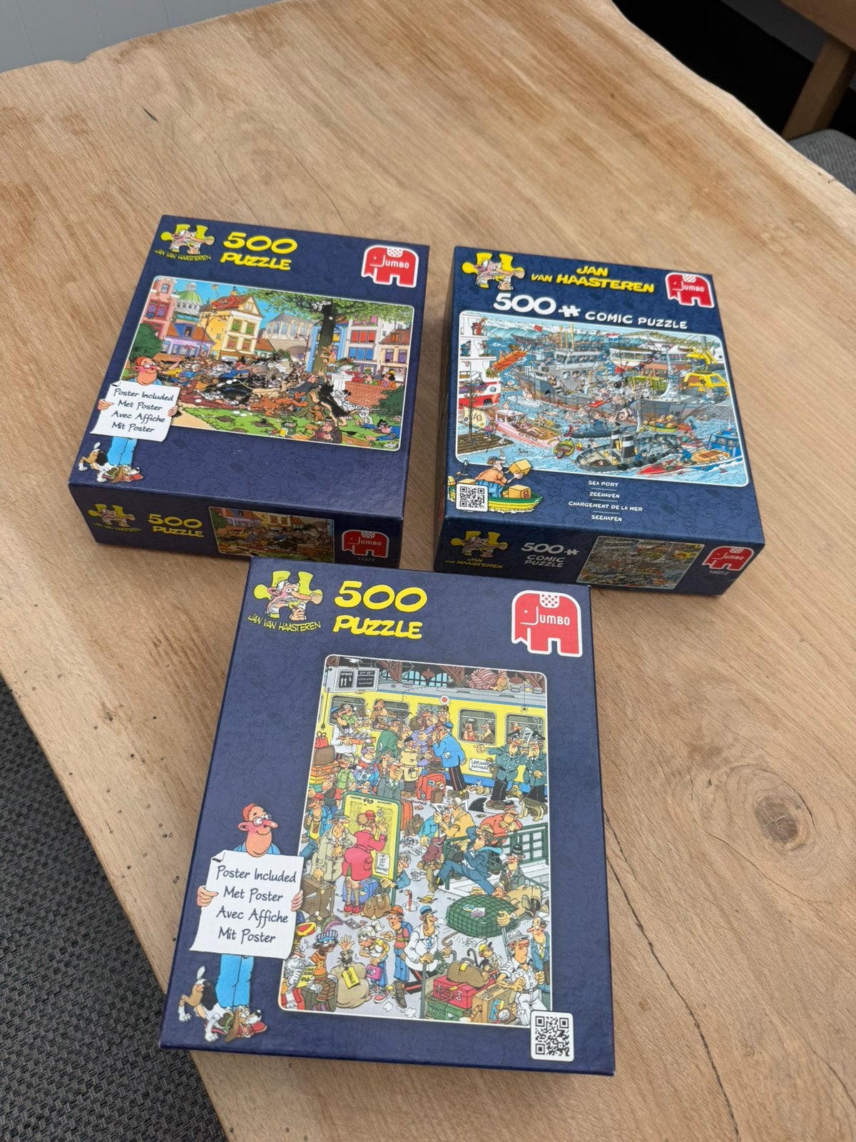 Jan van Haasteren puzzel, Ophalen of Verzenden, 500 t/m 1500 stukjes, Zo goed als nieuw