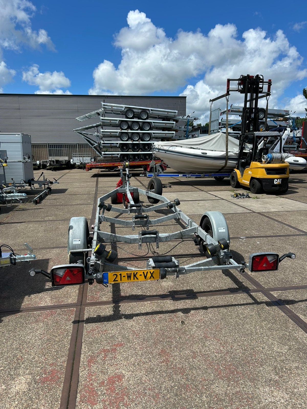 PEGA V-Line 1350 boottrailer - super staat, Watersport en Boten, Boottrailers, Ophalen, Zo goed als nieuw, Minder dan 6 meter