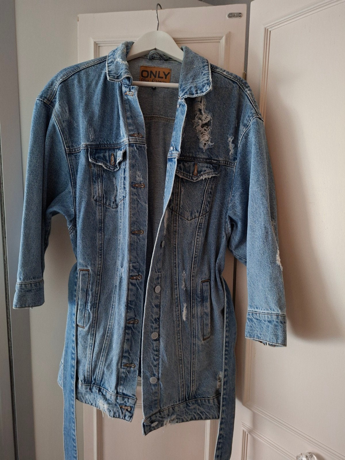 spijkerjas, Ophalen of Verzenden, Zo goed als nieuw, Blauw