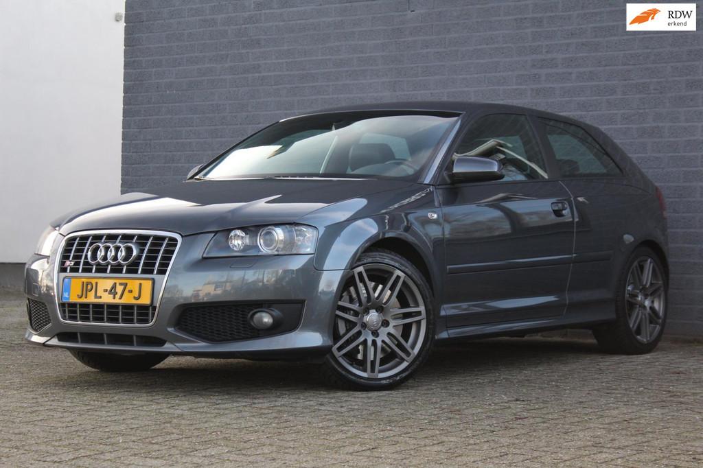 Audi A3 2.0 TFSI S3 quattro 265pk, Supersport uitlaat, 6-bak, Gebruikt, Zwart, 4 cilinders, 1984 cc