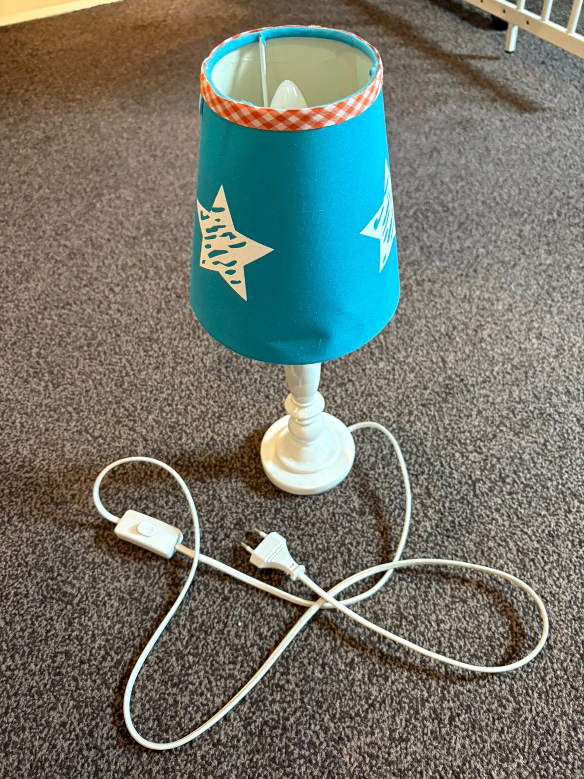 Een blauwe tafellamp van het merk Lief, Ophalen of Verzenden, Gebruikt