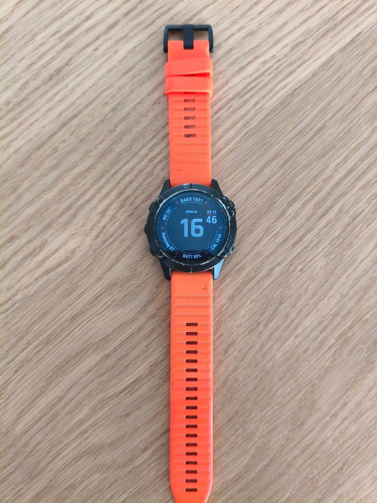Garmin Fenix 6 pro, Sieraden, Tassen en Uiterlijk, Gebruikt, Zwart, Garmin fenix 6x pro, Ophalen of Verzenden