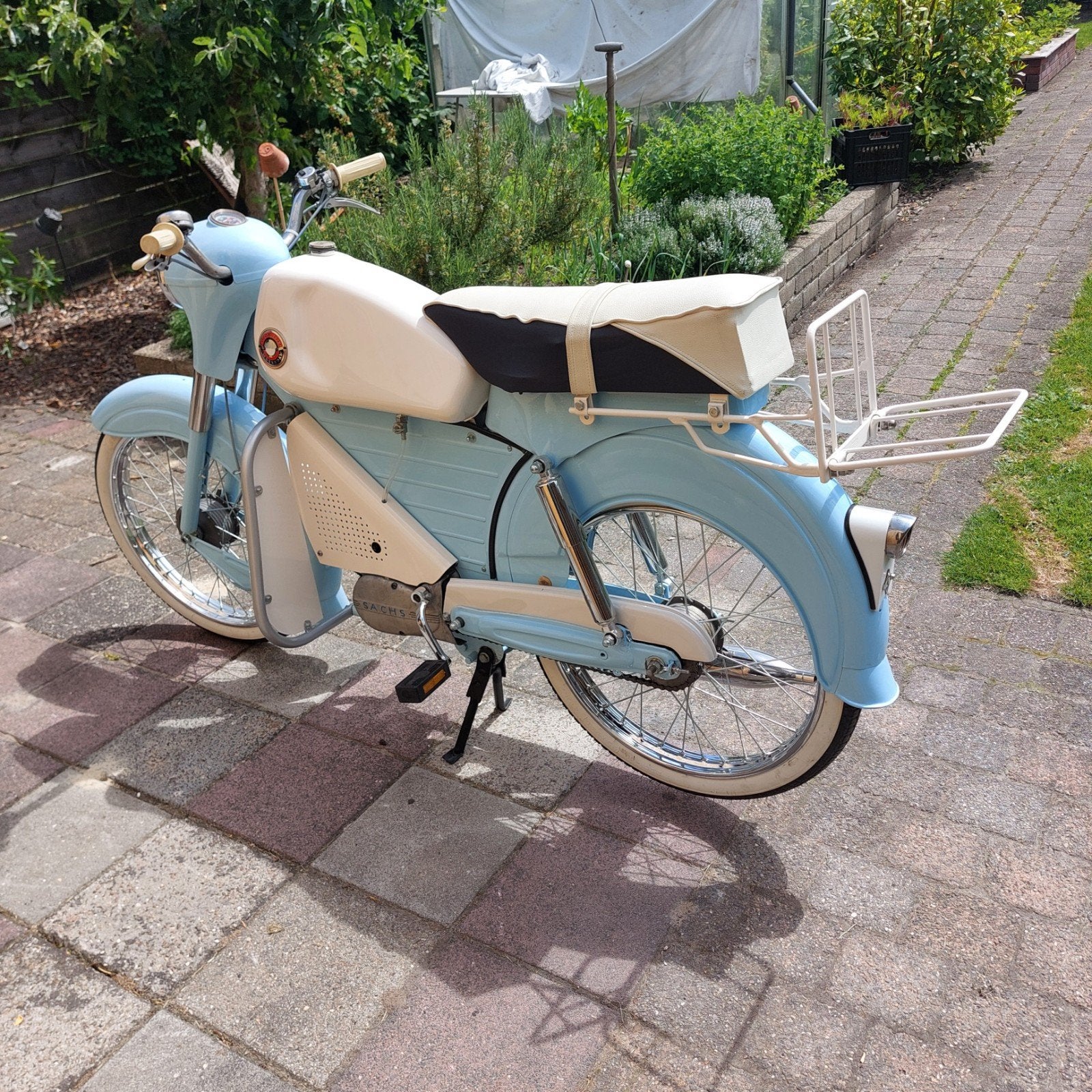 Locomotief Hifi, Fietsen en Brommers, Brommers | Overige merken, Ophalen, Maximaal 45 km/u, 49 cc, Zo goed als nieuw
