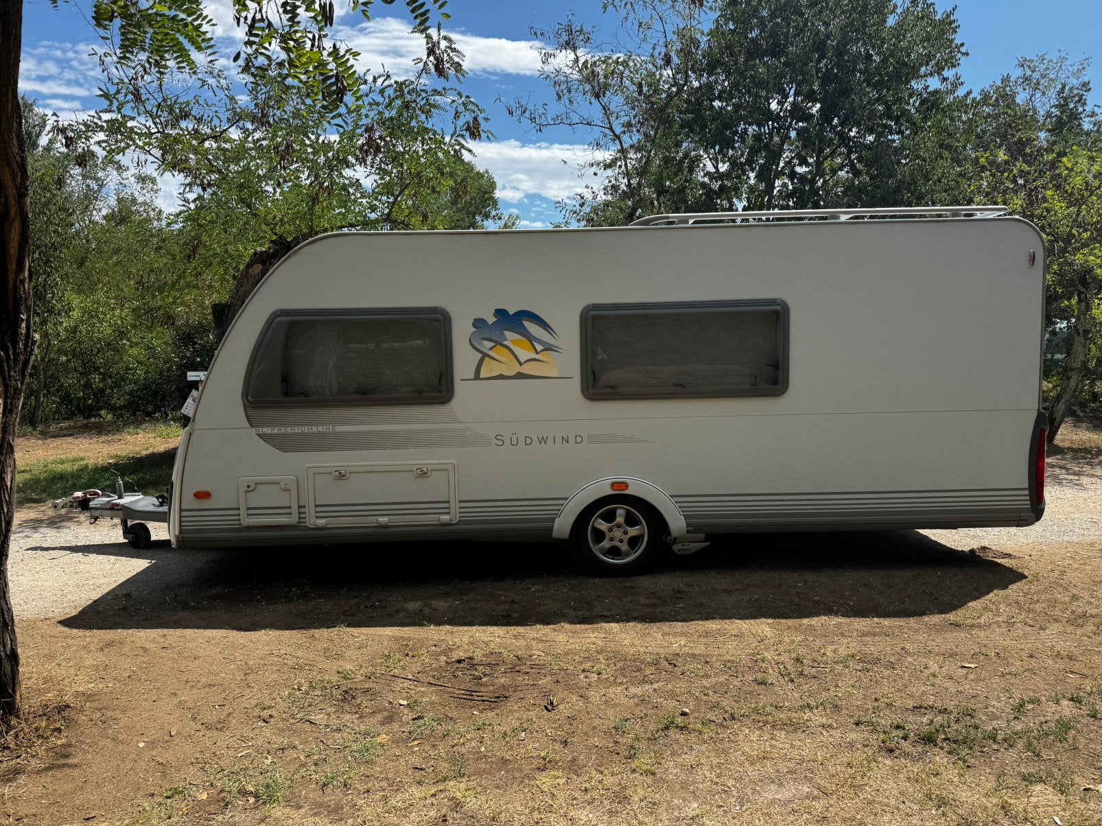 Knaus Südwind 550 FSK 2007 | Airco | Mover | Stapelbed, Caravans en Kamperen, Rondzit, Particulier, Dwars-stapelbed, Knaus