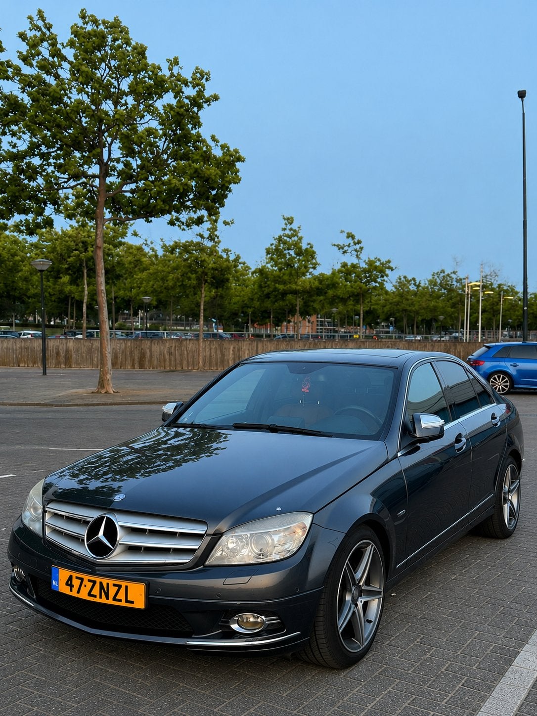 Mercedes-Benz C-Klasse 2.5 C230 Sedan AUT 2008 Grijs, Auto's, Mercedes-Benz, Automaat, Achterwielaandrijving, 1800 kg, 2496 cc