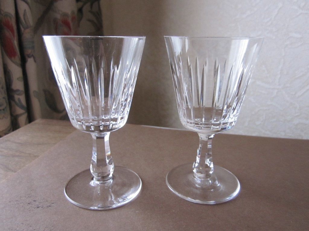 Twee Royal Leerdam kristal likeurglazen Model Royalty -, Antiek en Kunst, Antiek | Glas en Kristal, Verzenden