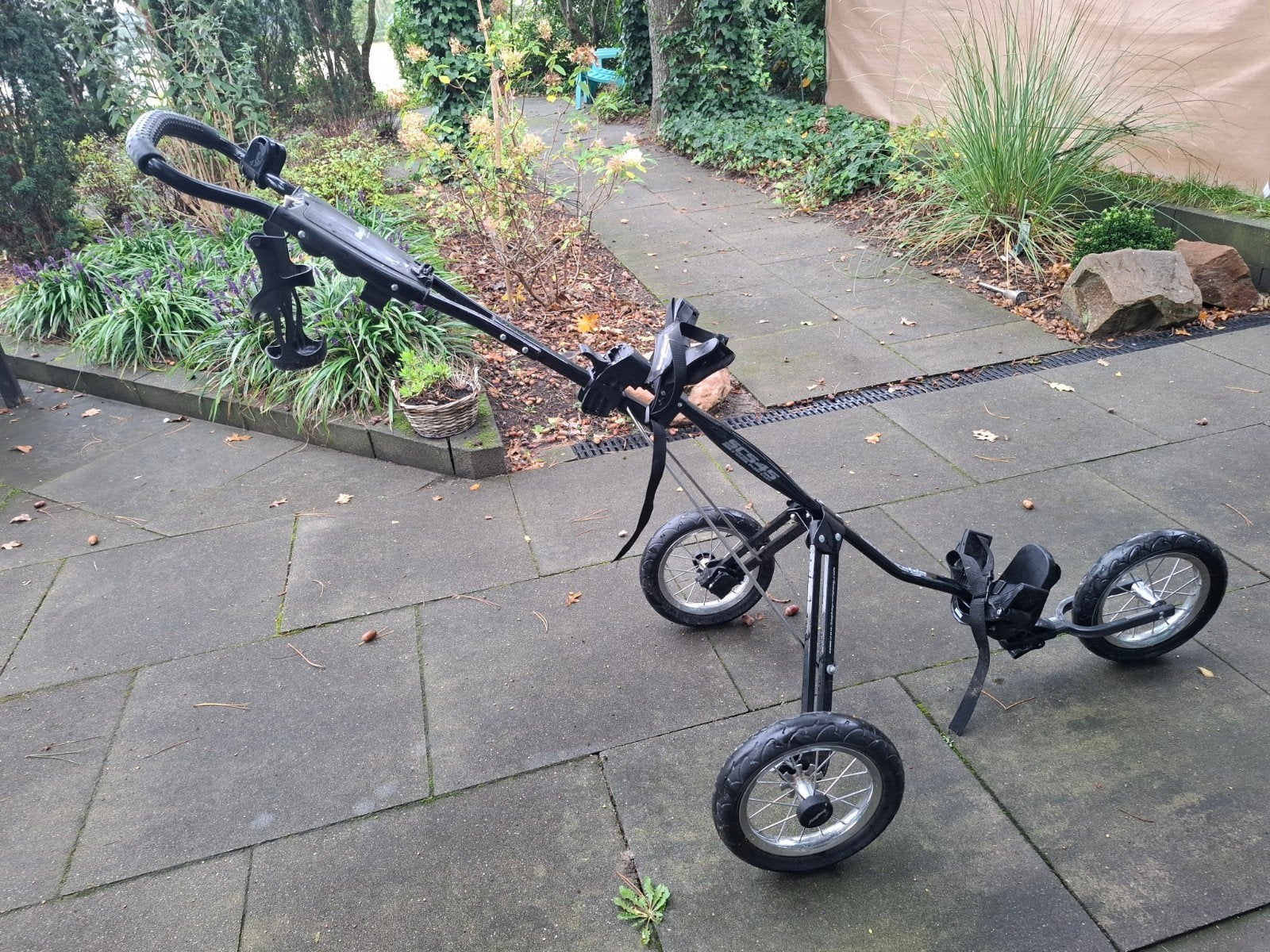Bag Boy golftrolley 3 wielen - Zo goed als nieuw, Ophalen of Verzenden, Zo goed als nieuw