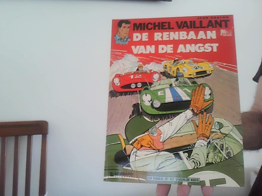 michel vaillant nr 3 de renbaan van de angst 1973 lombard, Eén stripboek, Ophalen of Verzenden, Zo goed als nieuw