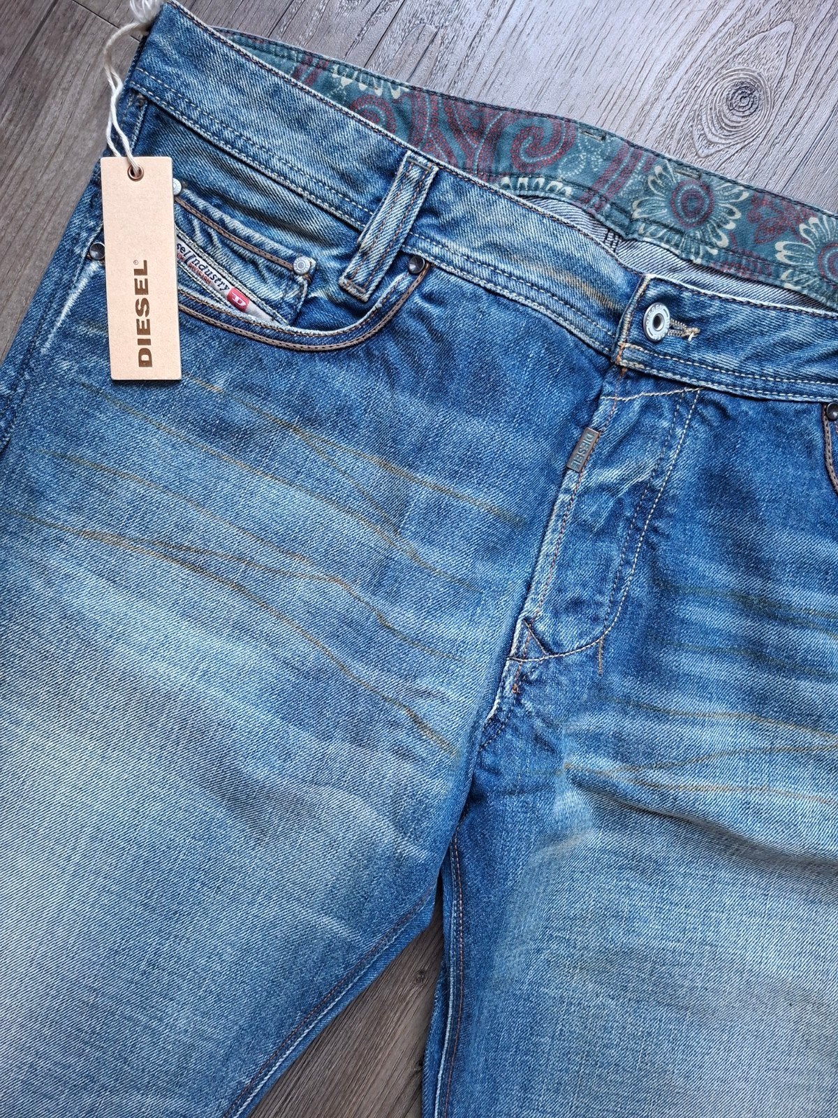DIESEL Koffha jeans W36 L30, W36 - W38 (confectie 52/54), Diesel, Blauw, Nieuw