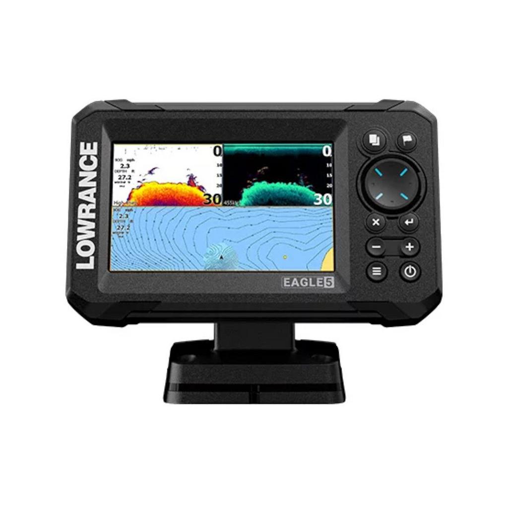 Lowrance Eagle 5 Splitshot  + Transducer, Watersport en Boten, Nieuw, 8181BE, Ophalen of Verzenden, Complete set