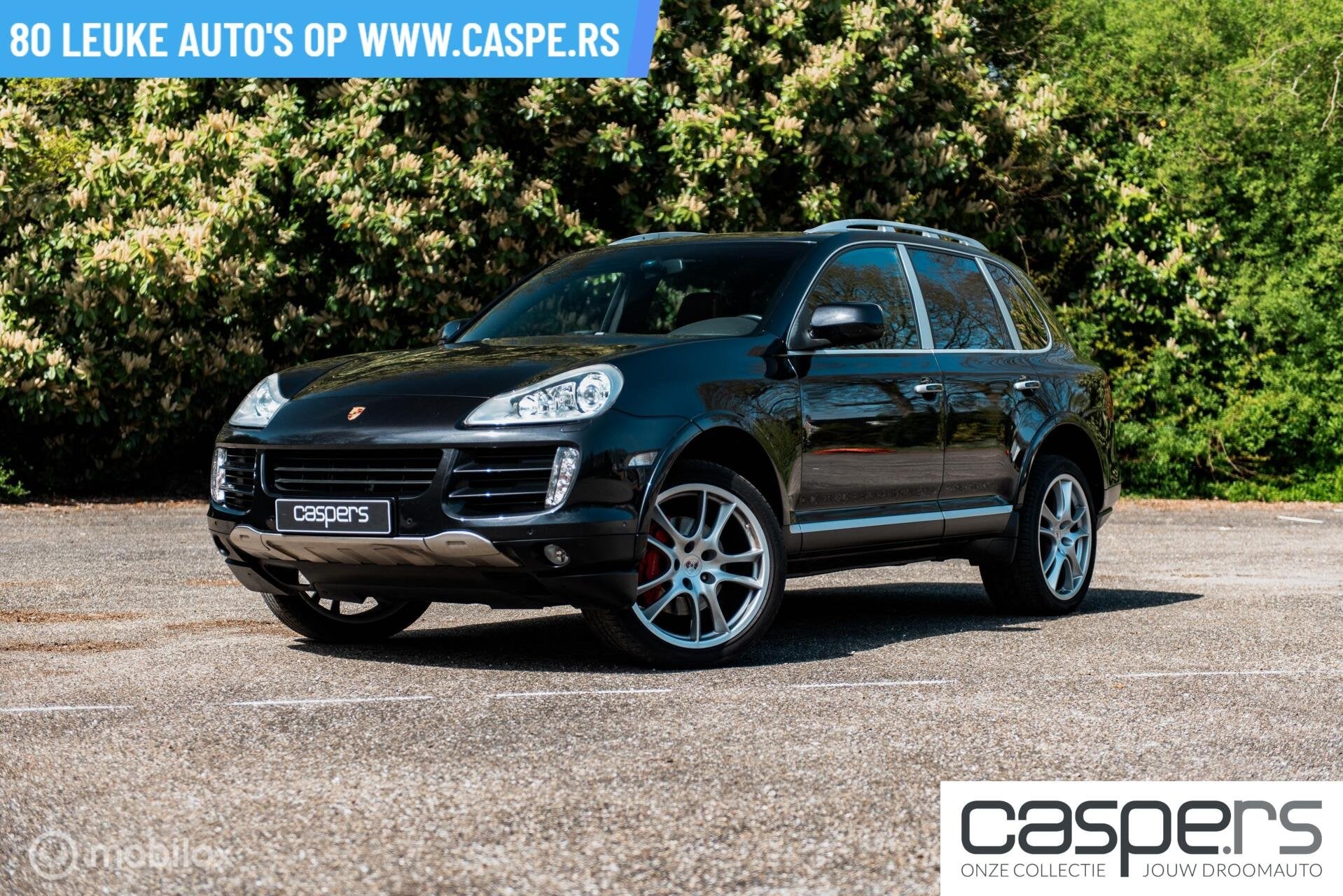 Porsche Cayenne 4.8 S, Automaat, Cayenne, Zwart, Leder