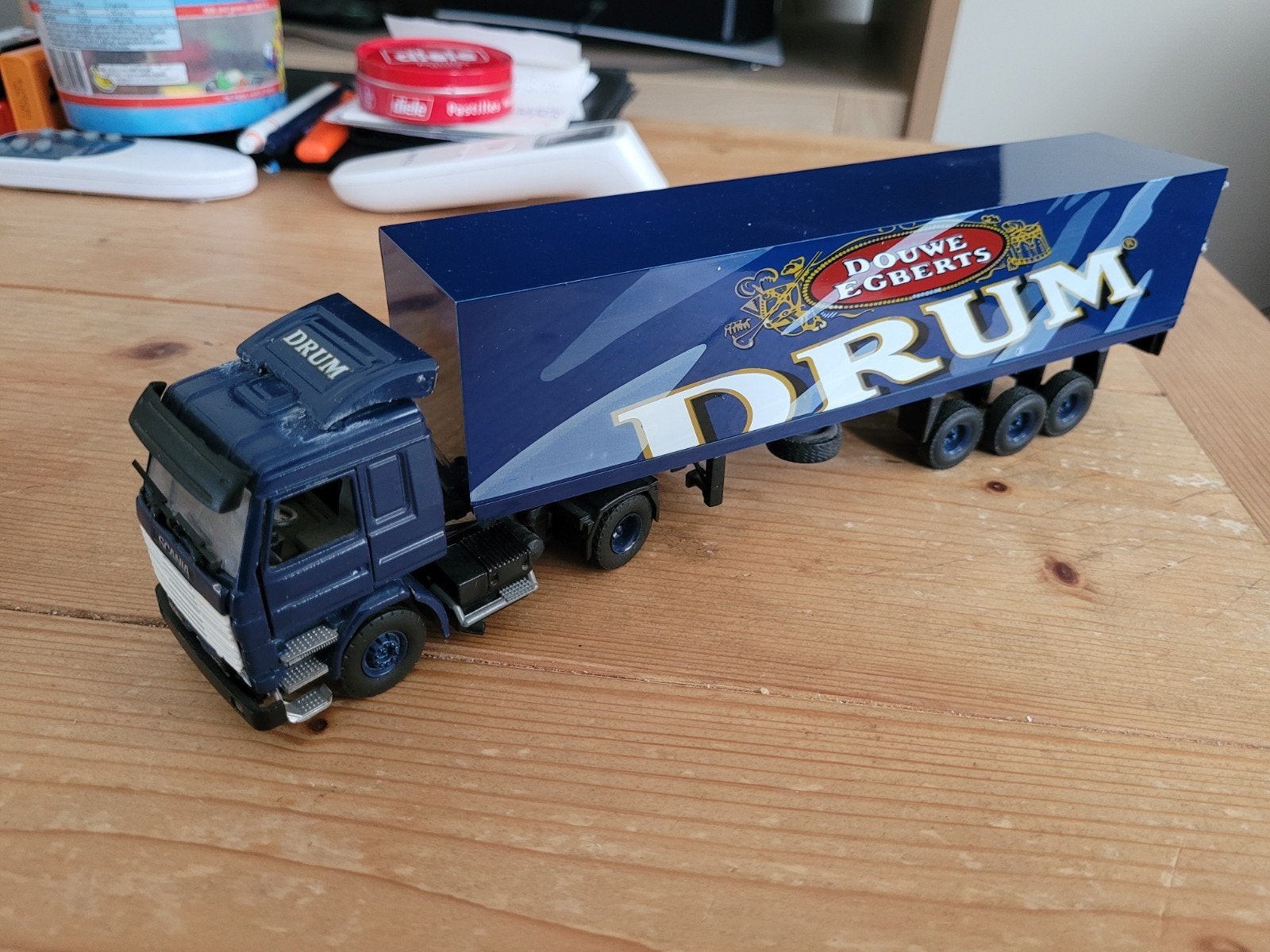 Scania drum schag, Hobby en Vrije tijd, Modelauto's | 1:50, T, T, Zo goed als nieuw, Tekno