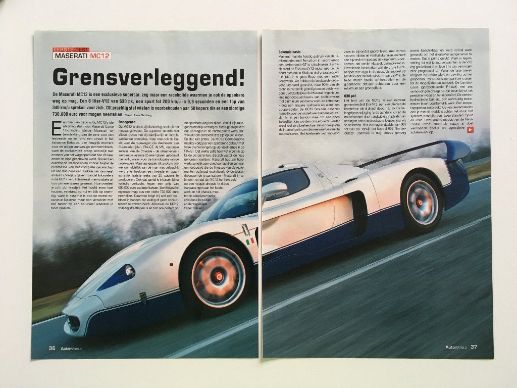 Artikel Maserati MC12, Ophalen of Verzenden, Zo goed als nieuw, Overige merken
