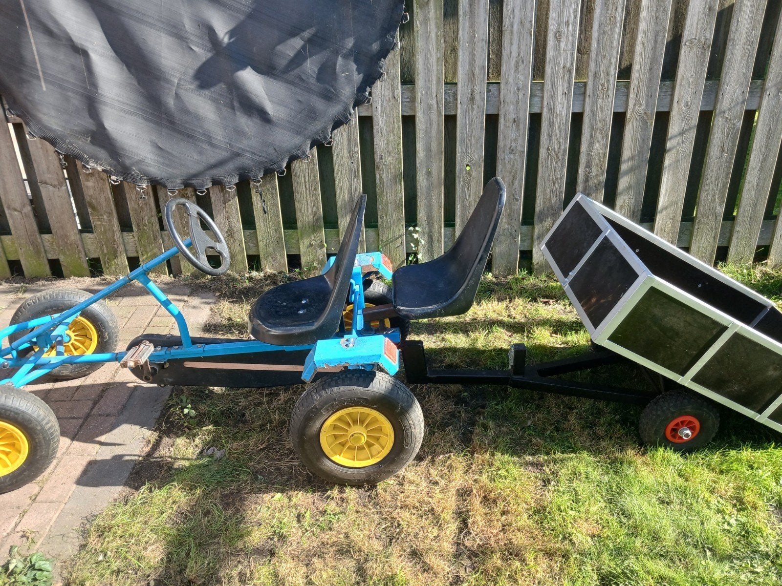 skelter en aanhanger, Kinderen en Baby's, Ophalen, Gebruikt, Overige merken, Duozit