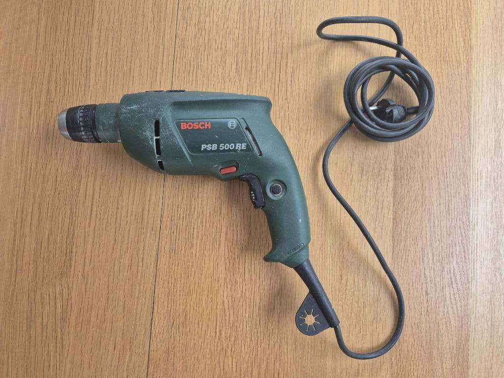 Bosch PSB 500 RE klopboormachine, Doe-het-zelf en Verbouw, Gereedschap | Boormachines, Boormachine, Gebruikt, Ophalen of Verzenden