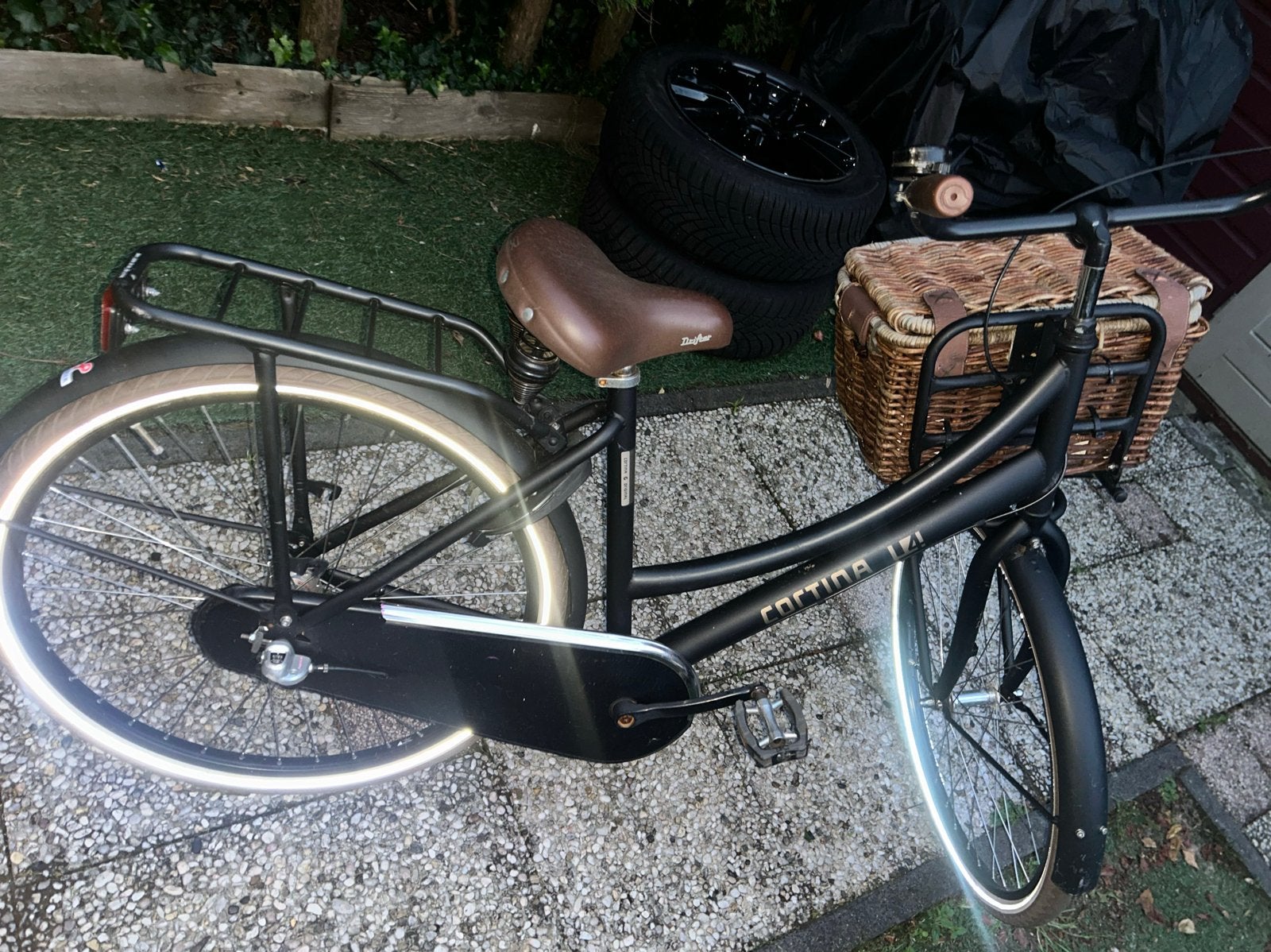 Cortina U4 Transportfiets Dames - Zo goed als nieuw, Overige merken, Terugtraprem, 53 tot 56 cm, Versnellingen