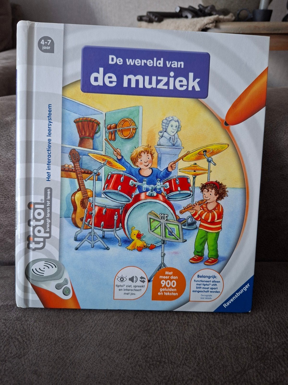tiptoi boek -de wereld van de muziek, Ophalen of Verzenden