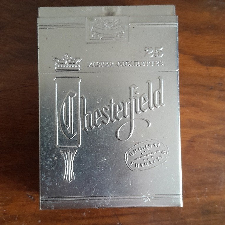 Chesterfield  meeneem/uitschuif asbak, Ophalen of Verzenden, Gebruikt, Asbak