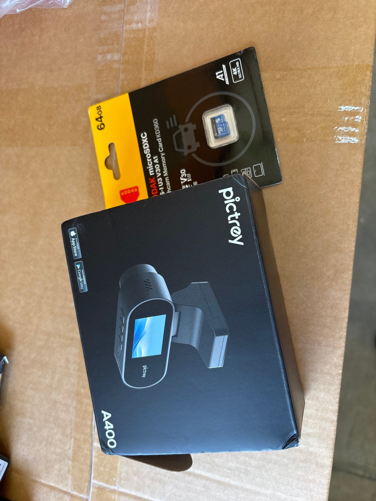 Pictrey A400 Dashcam met 64GB Kodak MicroSDXC kaart, Ophalen of Verzenden, Nieuw