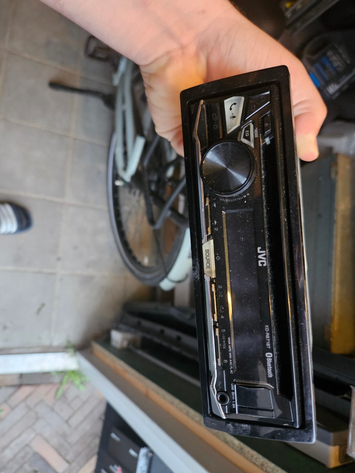 JVC KD-R871BT Autoradio met Bluetooth, Ophalen of Verzenden, Gebruikt
