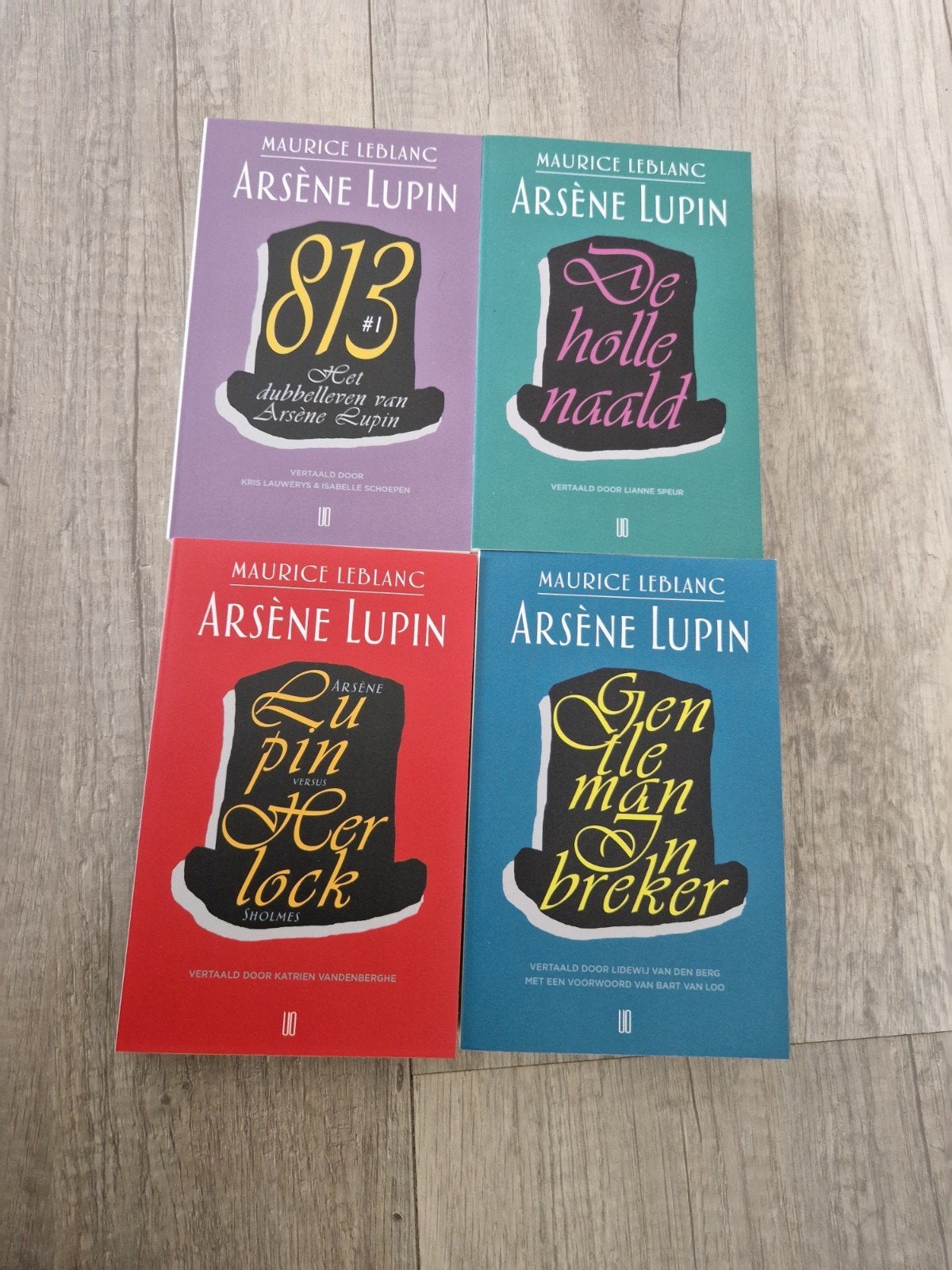 Boeken arsene lupin deel 1 2 3 4 maurice leblanc herlock, Ophalen of Verzenden, Zo goed als nieuw