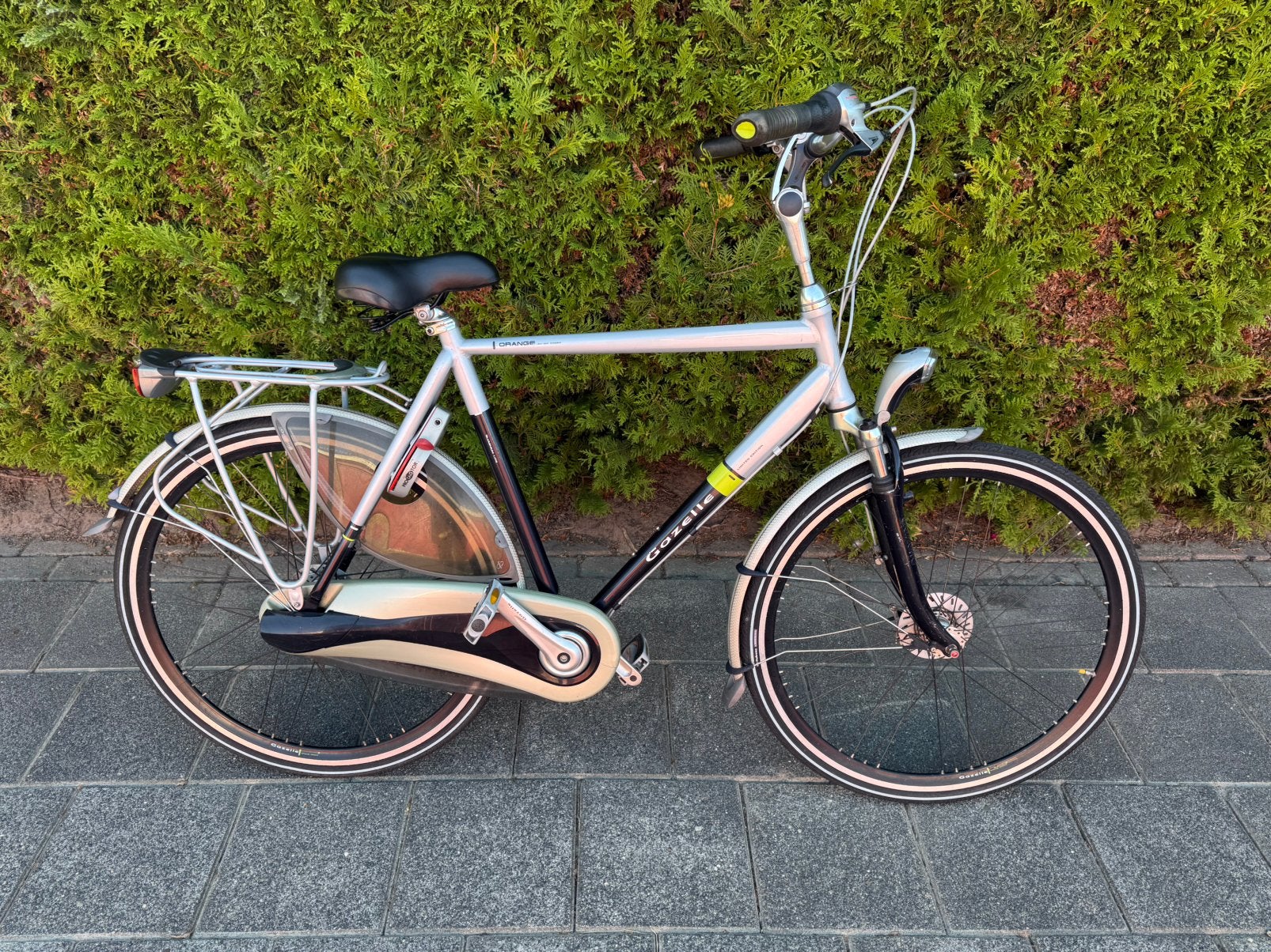 Nette gazelle orange special design herenfiets 28” 61 cm 8v, Fietsen en Brommers, Fietsen | Heren | Herenfietsen, Ophalen, Gebruikt