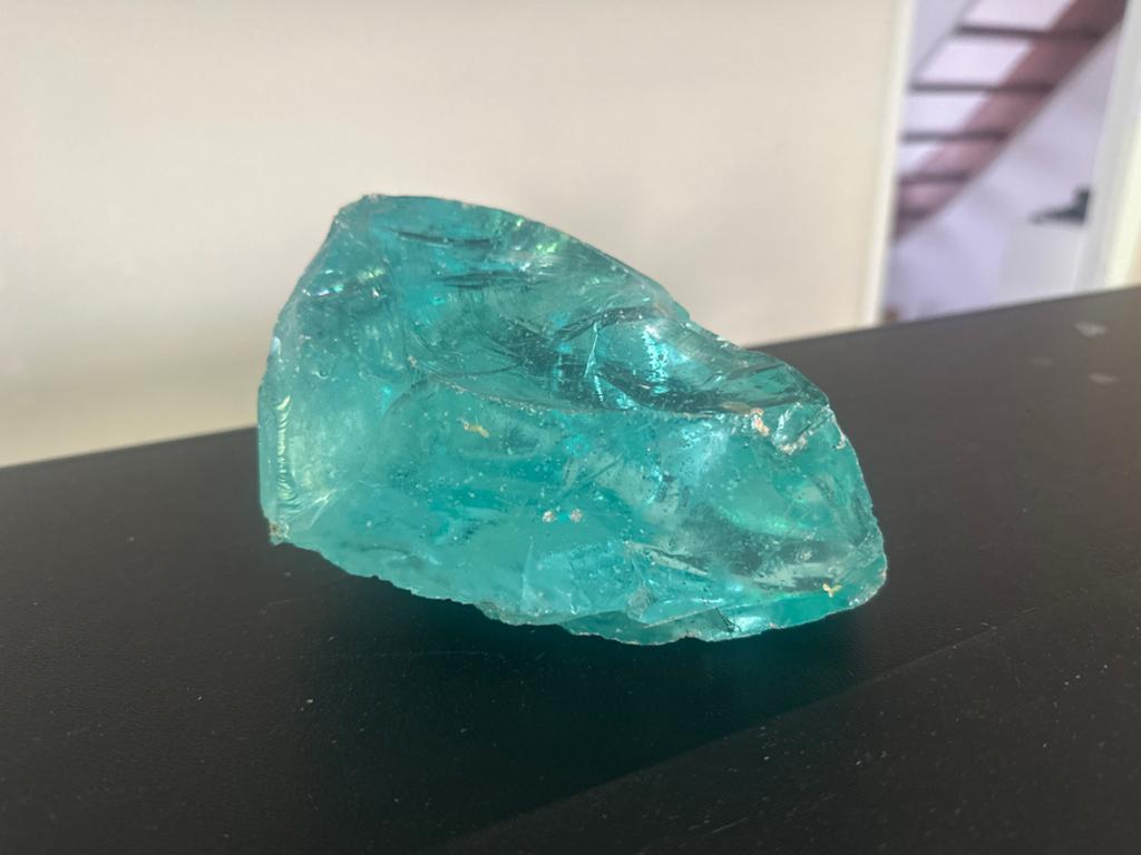 Decoratief glas brokken voor tuin, aquarium of huis, Ophalen, Gebruikt