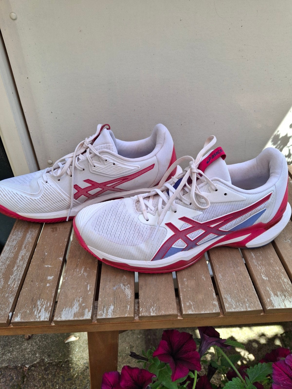 ASICS Solution Speed FF 2 Tennisschoenen - Maat 43.5, Ophalen of Verzenden, Gebruikt