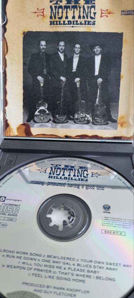 The Notting Hillbillies - Missing, Cd's en Dvd's, Ophalen of Verzenden, 1990 - 1999, Zo goed als nieuw