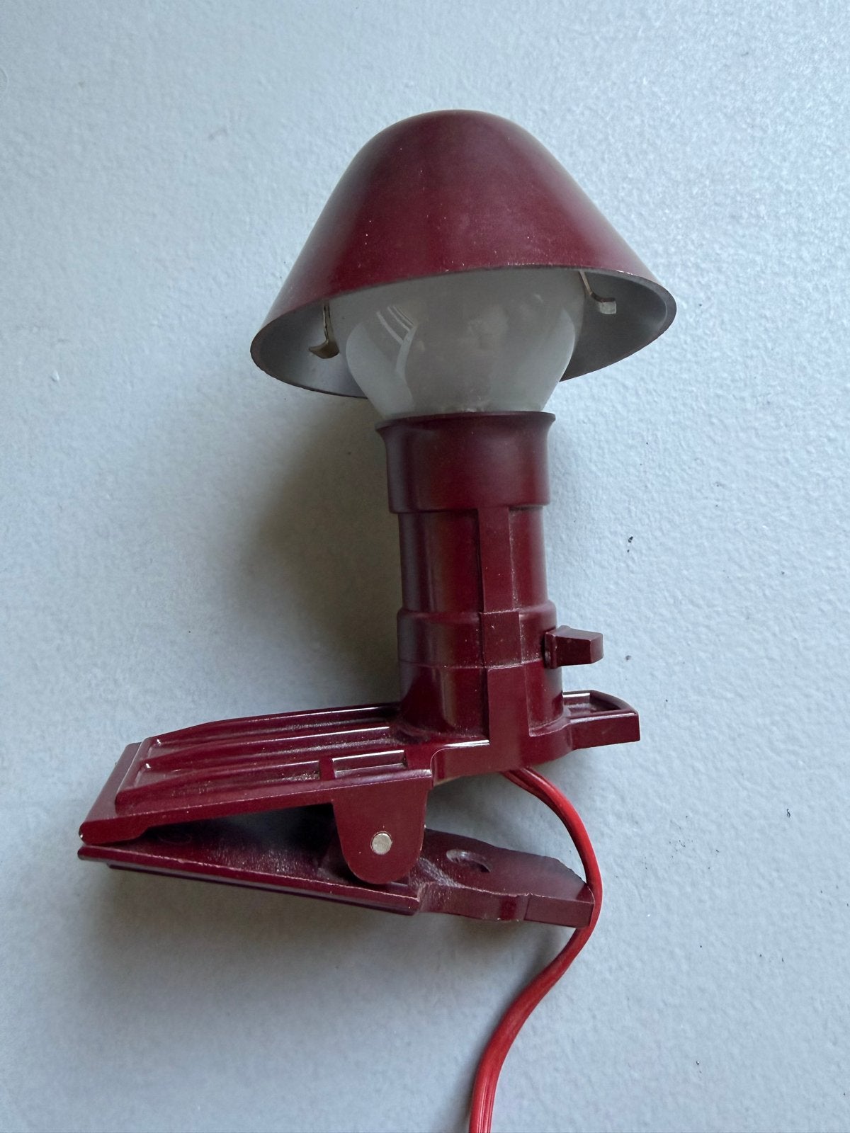 Vintage Poldi Boekleeslamp - werkend, Ophalen of Verzenden