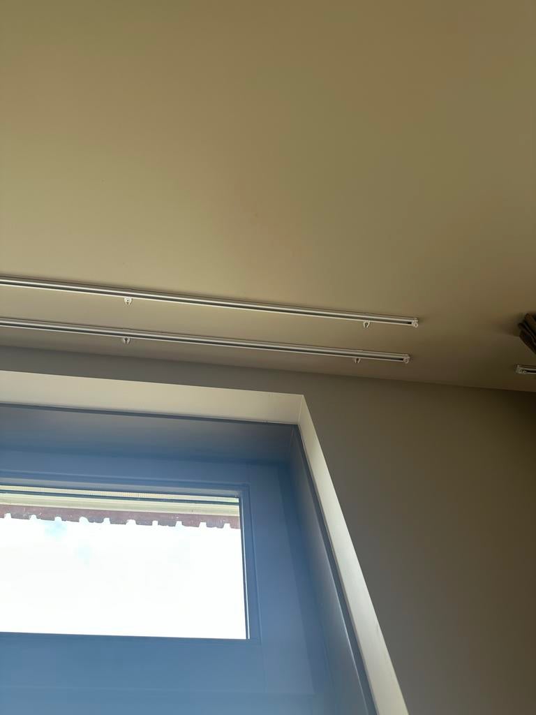 1 x aluminium gordijnrail 2 meter - nieuw (Kwantum), Ophalen, Nieuw, 200 cm of meer, Minder dan 100 cm
