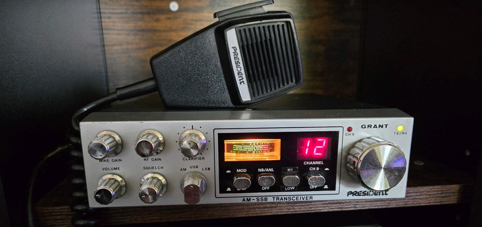 President Grant ssb tranceiver nette staat,recent nagekeken, Telecommunicatie, Ophalen of Verzenden