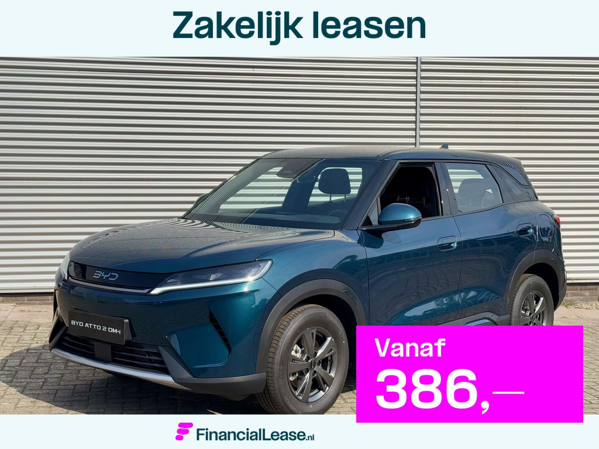 BYD ATTO 2 1.5 DM-i Active | Extra showroom actie ! | Nieuw, Stof, 1498 cc, 4 cilinders, Blauw