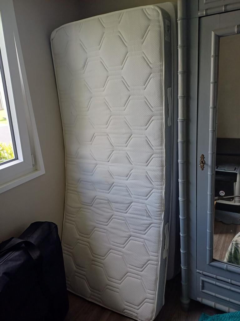 Matras 200x80x21,5 cm - Ideaal als logeermatras, Ophalen, Gebruikt, Eenpersoons, 80 cm
