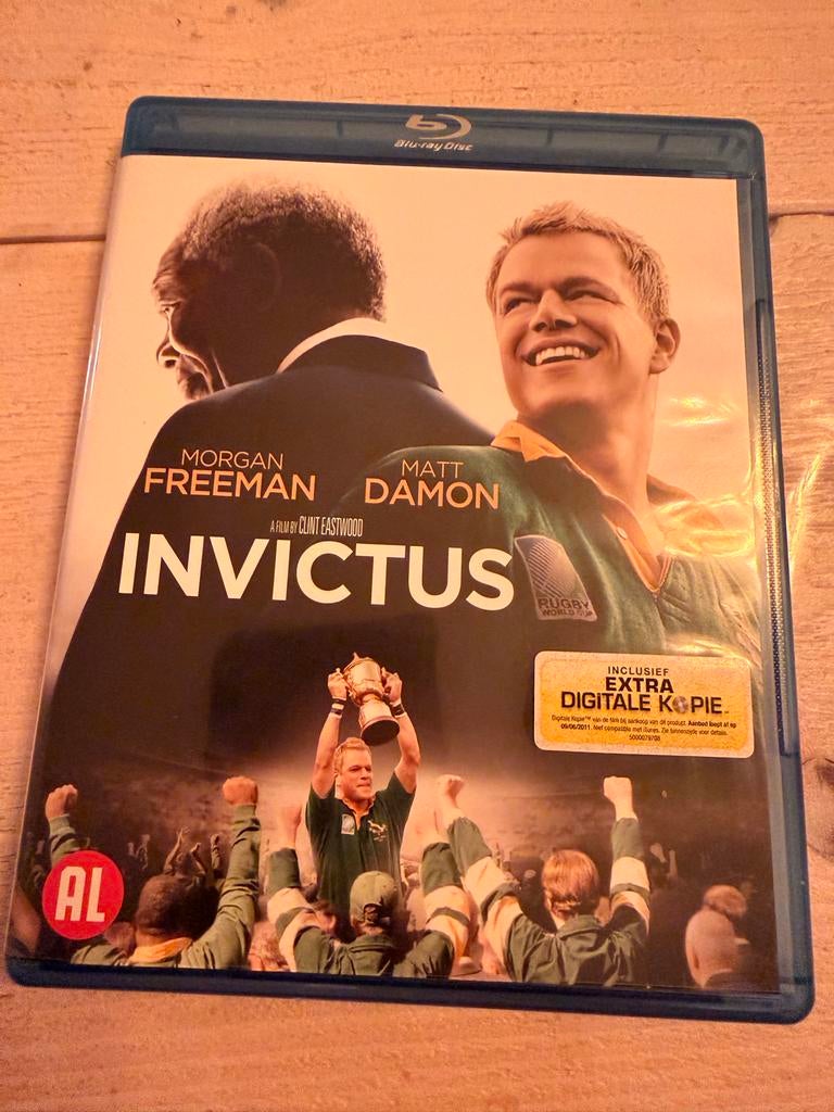Invictus - Blu-Ray film (Clint Eastwood, Morgan Freeman), Ophalen of Verzenden, Zo goed als nieuw, Drama