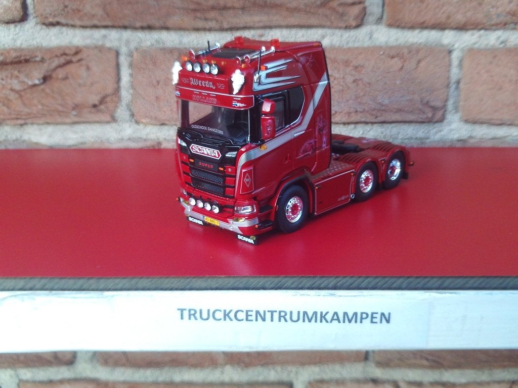 Tekno Scania  NGS  Highline  Oldskool  van  Weeda., Hobby en Vrije tijd, Modelauto's | 1:50, Ophalen of Verzenden, Nieuw, Bus of Vrachtwagen