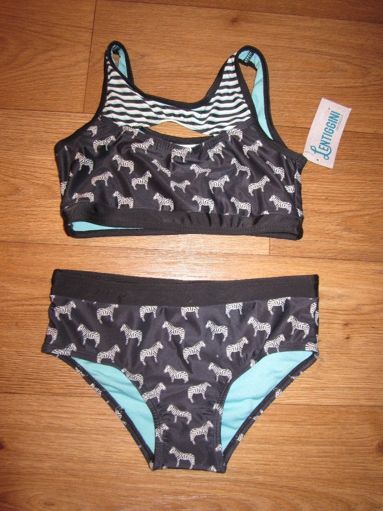 ZWarte Lentiggini bikini maat 164  Nieuw ., Bikiniset, Meisje, Nieuw, Ophalen of Verzenden