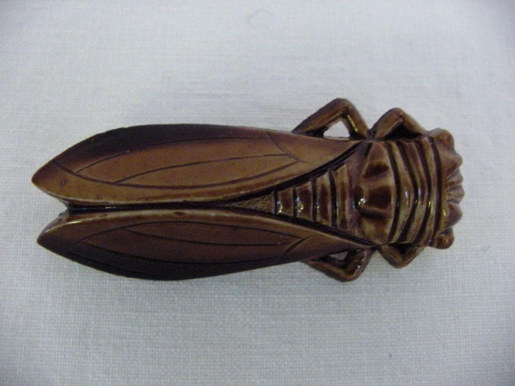 art deco broche cicade, Ophalen of Verzenden, Overige materialen, Broche